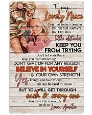 TO MY LOVELY NIECE 16x24 Poster front