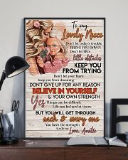 TO MY LOVELY NIECE 16x24 Poster lifestyle-poster-2