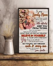 TO MY LOVELY NIECE 16x24 Poster lifestyle-poster-3