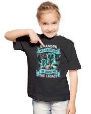 To Grandson - The Legend And The Legacy Youth T-Shirt lifestyle-youth-tshirt-front-2