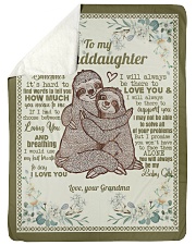 Grandma to Granddaughter - I Will Always Be There Sherpa Fleece Blanket tile