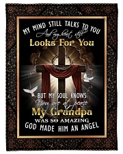 Angel Grandpa - My Grandpa Was So Amazing God Made Small Fleece Blanket - 30" x 40" front