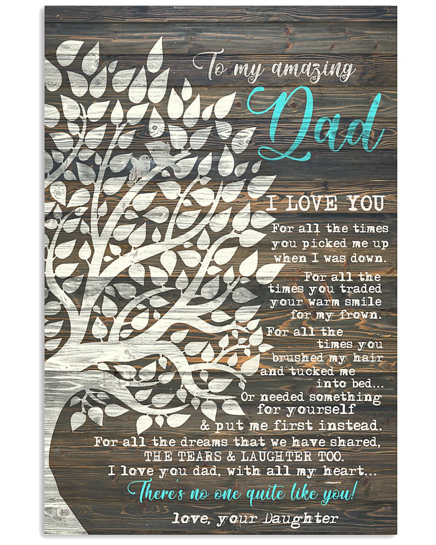 DAUGHTER TO DAD 16x24 Poster