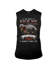 T-SHIRT - T-REX - IF YOU KICK ME Sleeveless Tee tile