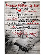DAUGHTER TO MOTHER-IN-LAW 16x24 Poster front