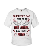Daughter's Dad- I Used To Be Her Angel Now She's Mine Youth T-Shirt tile