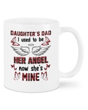 Daughter's Dad- I Used To Be Her Angel Now She's Mine Mugs tile