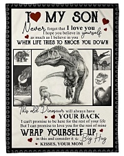 Son - This Old Dinosaur Will Always Small Fleece Blanket - 30" x 40" front
