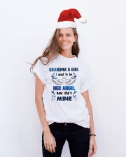 Grandma' girl - I Used To Be Her Angel now she's mine Classic T-Shirt lifestyle-holiday-crewneck-front-1