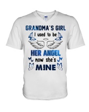 Grandma' girl - I Used To Be Her Angel now she's mine V-Neck T-Shirt tile