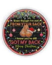 To Bonus Dad - Even though I'm Not From Circle Ornament (Wood tile