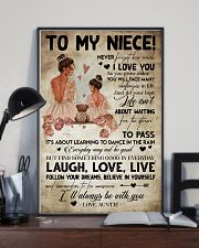 TO MY NIECE - AUNTIE - I'LL ALWAYS BE WITH YOU 16x24 Poster lifestyle-poster-2