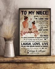 TO MY NIECE - AUNTIE - I'LL ALWAYS BE WITH YOU 16x24 Poster lifestyle-poster-3