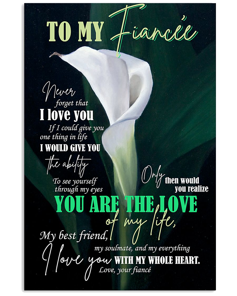 TO MY FIANCE'E 16x24 Poster