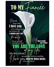 TO MY FIANCE'E 16x24 Poster front