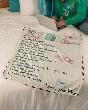 Gift For Daughter - Fleece Blanket Small Fleece Blanket - 30" x 40" aos-coral-fleece-blanket-30x40-lifestyle-front-07