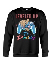T-SHIRT - FIRST FATHER - LEVELED UP Crewneck Sweatshirt thumbnail
