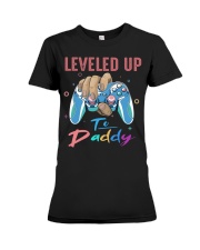 T-SHIRT - FIRST FATHER - LEVELED UP Premium Fit Ladies Tee thumbnail