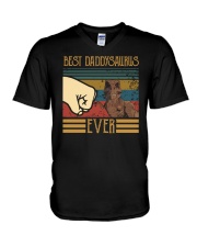 DADDYSAURUS - T REX - EVER V-Neck T-Shirt thumbnail