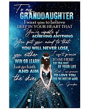 GRANDDAUGHTER - GIRLS - YOU WILL NEVER LOSE 16x24 Poster front