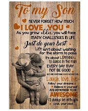 DAD TO SON 16x24 Poster front