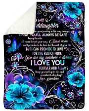 Grandma to Granddaughter - You Are My Sunshine Sherpa Fleece Blanket tile