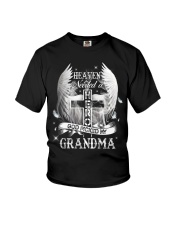 Angel Grandma - Heaven Needed A Hero God Picked Youth T-Shirt tile