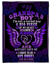 Angel Grandpa - I'm Not A Normal Boy Small Fleece Blanket - 30" x 40" front
