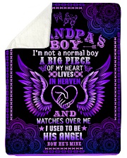 Angel Grandpa - I'm Not A Normal Boy Sherpa Fleece Blanket tile