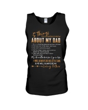 T-SHIRT - 5 THINGS - ABOUT MY DAD - NO MATTER Unisex Tank thumbnail