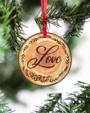 Christmas - Hope Love Blessed - Quote Set Circle ornament - single (porcelain) aos-circle-ornament-single-porcelain-lifestyles-07