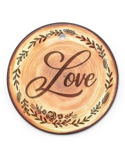 Christmas - Hope Love Blessed - Quote Set Circle ornament - single (porcelain) front