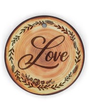 Christmas - Hope Love Blessed - Quote Set Circle Ornament (Wood tile