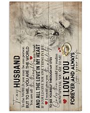 TO MY HUSBAND 16x24 Poster front