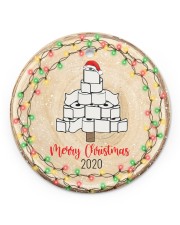 Christmas - Covid 2020 Circle ornament - single (porcelain) front