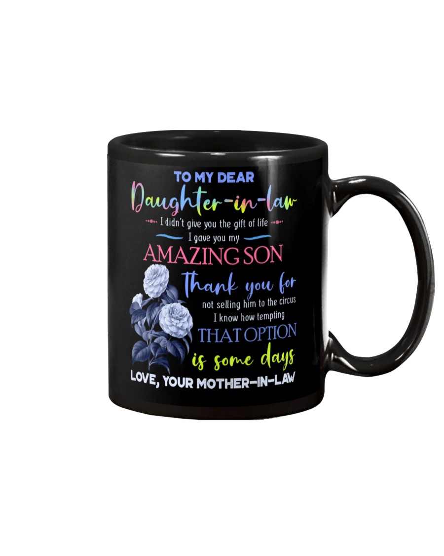 TO MY DAUGHTER-IN-LAW - BLUE BOTANIC - CIRCUS Mug