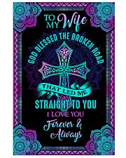 Husband To Wife - God Blessed The Broken Road 16x24 Poster front