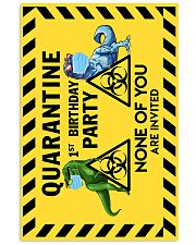 POSTER - T REX - QUARANTINE BIRTHDAY 16x24 Poster front