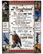 TO MY BOYFRIEND Large Fleece Blanket - 60" x 80" front