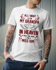 Angel - Grandpa - I Love And Miss Him Classic T-Shirt lifestyle-mens-crewneck-front-6