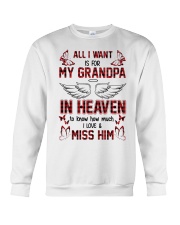 Angel - Grandpa - I Love And Miss Him Crewneck Sweatshirt tile
