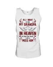Angel - Grandpa - I Love And Miss Him Unisex Tank tile
