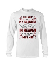 Angel - Grandpa - I Love And Miss Him Long Sleeve Tee tile