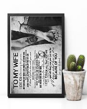 Wife - Tattoo Hands - I Love You Not Because 16x24 Poster lifestyle-poster-8