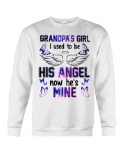 Grandpa's Girl - I Used To Be His Angel Now He'sMine Crewneck Sweatshirt tile