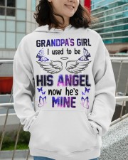 Grandpa's Girl - I Used To Be His Angel Now He'sMine Hooded Sweatshirt apparel-hooded-sweatshirt-lifestyle-front-102