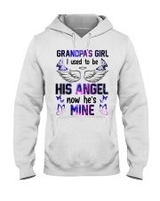 Grandpa's Girl - I Used To Be His Angel Now He'sMine Hooded Sweatshirt front