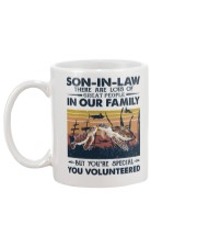 SON-IN-LAW - TURTLE - VINTAGE - YOU VOLUNTEERED Mug back