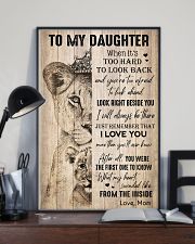 TO DAUGHTER - LIONESS - THE INSIDE 16x24 Poster lifestyle-poster-2