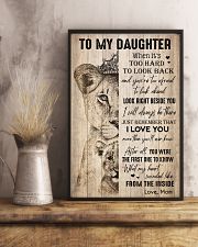 TO DAUGHTER - LIONESS - THE INSIDE 16x24 Poster lifestyle-poster-3